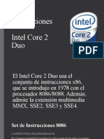 Set de Instrucciones intel core 2 duo