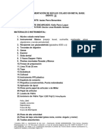 Protocolo de Cementacion de Nucleo Colado PDF