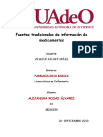 Fuentes Tradicionales de Información de Medicamentos