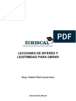 Lecciones de Interés y Legimitidad para Obrar PDF