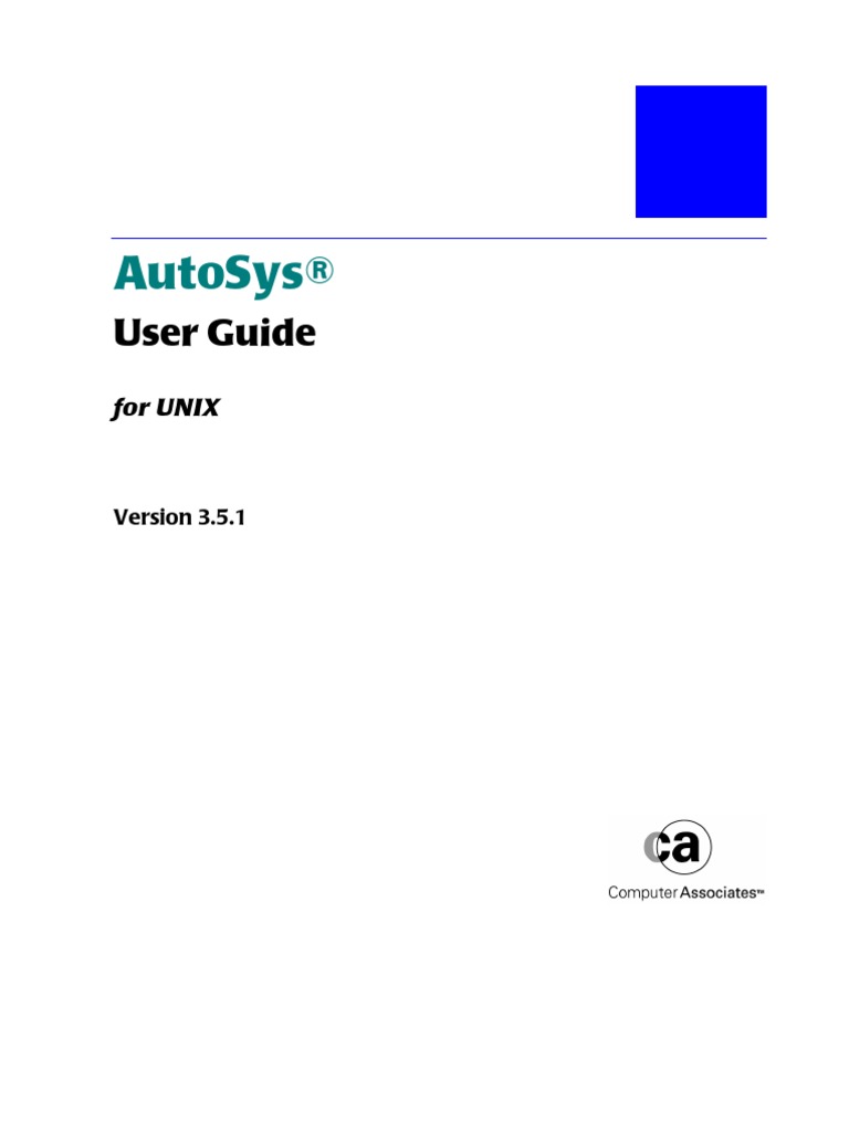 Autosys_User_Guide Superuser Copyright