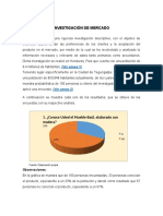 Ejemplo de Los Apartados Del Proyecto Final Mercadotecnia I