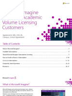 Microsoft Imagine Guide For VL Customers PDF