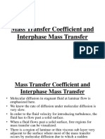 Mass Transfer Coefficient and Interphase Mass Transfer