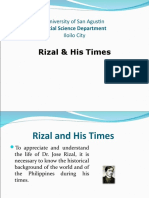 Rizal & His Times: University of San Agustin Iloilo City