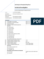 Geotech Checklist (Feasibility Study & Detailed Design)