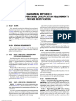 PAUT-ToFD-TFM ASME V (2019) SUPPLEMENTAL PERSONNEL QUALIFICATION REQUIREMENTS