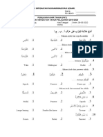 Soal UAS Bahasa Arab