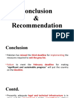 Conclusion and Recommendation