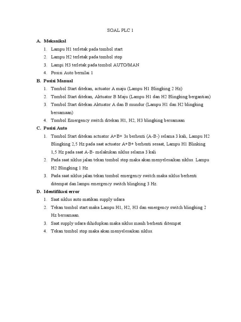 Soal Plc 1 Pdf