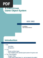 A Data-Driven Game Object System: Scott Bilas Gas Powered Games