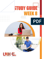 Study Guide: Week 8