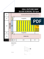 Hall Outline Map Silver Screen/ 2D System: 12 FT Store/Electricit/Water/Garbage/AC Management Area