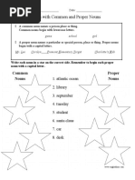 Fun With Common and Proper Nouns Worksheet