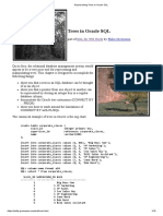 Representing Trees in Oracle SQL