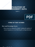 Utilization of Assessment Data