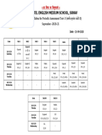 A.J.G.Patel English Medium School, Sunav: Time-Table & Syllabus For Periodic Assessment Test - 3 S Fdlis D) If/Sg S M8L-)