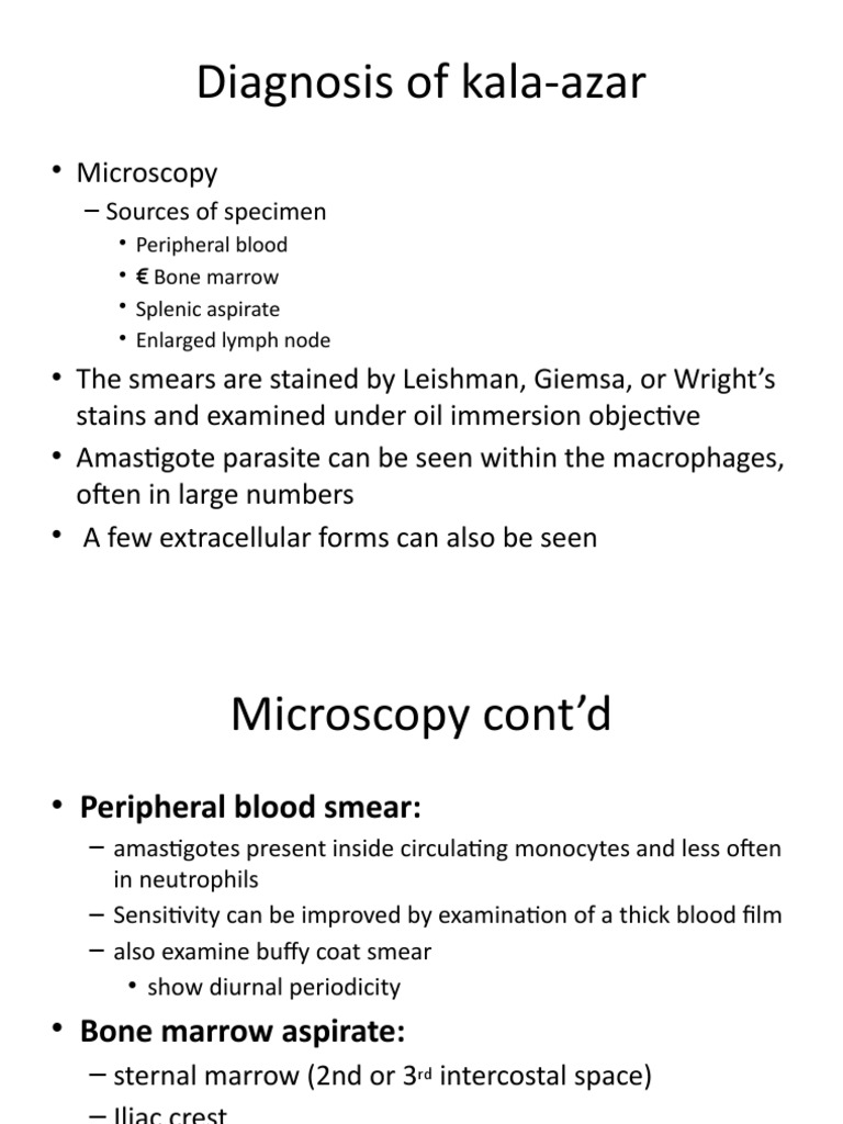 Diagnosis of KalaAzar PDF