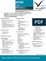 Technical Specification: High Fidelity CFD System For Naval Architecture