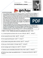 Share Jkrowling-Written-Comprehension-And-Grammar-Tests - 92518