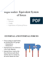 Rigid Bodies: Equivalent System of Forces
