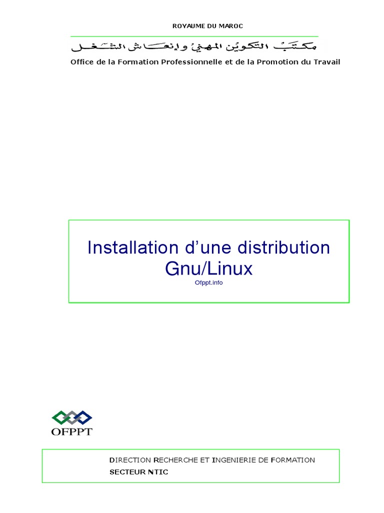 Installation de Gnu/Linux : Guide Pratique | PDF | Distribution Linux ...