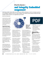 Organisational Integrity Embedded in Asset Management: A Key Success Factor For Oil and Gas Operators