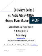 B&W 801 vs. CBT36 Ground-Plane Measurements v8.1 PDF