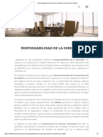Responsabilidad de La Dirección - Sistema de Gestión de Calidad PDF