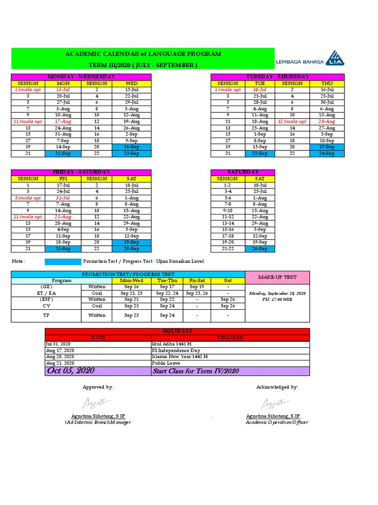 Academic Calendar 2003 | PDF | Schools | Academia