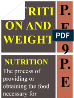 Nutrition and Weight