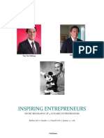 Inspiring Entrepreneurs: Short Biography of 3 Notable Entrepreneurs