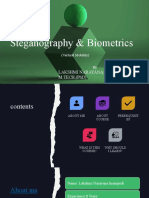 Steganography & Biometrics: Lakshmi Narayana Inampudi, M.Tech, (PHD)