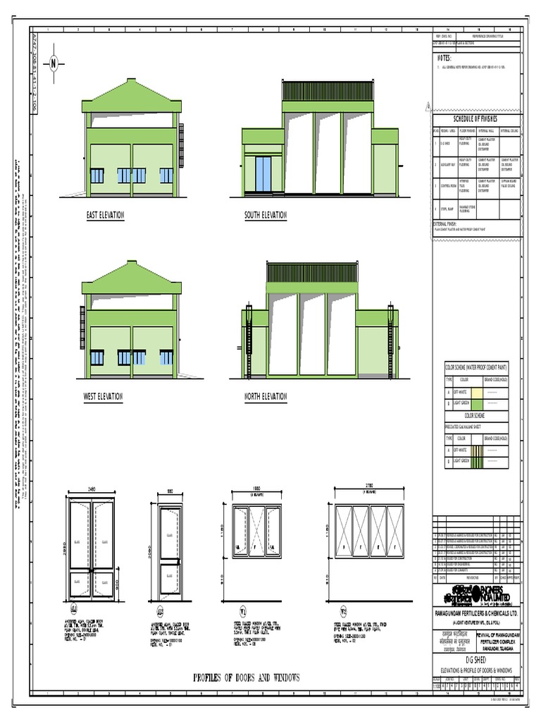 East Elevation South Elevation: Notes | PDF | Building Materials ...