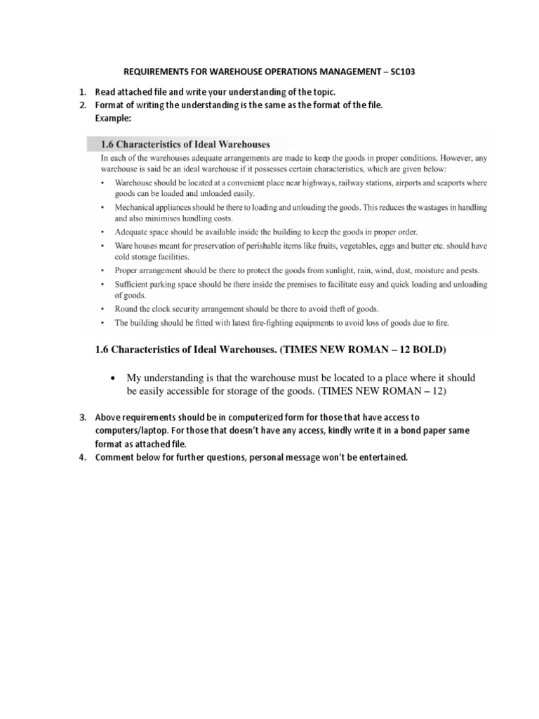 Warehouse Management Guide | PDF | Career & Growth | Computers