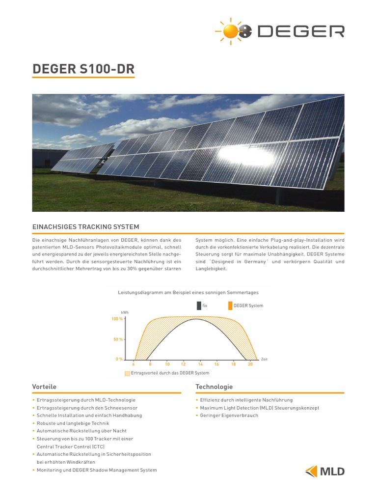 DEGER S100-DR Datenblatt DE 2018-12 | PDF