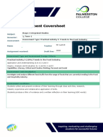 Assessments: 10-12 Assessment Coversheet