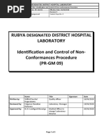 PR-GM 09 Identification and Control Ofnon Conformance Procedure