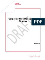 Corporate Risk Management Strategy: March 2014