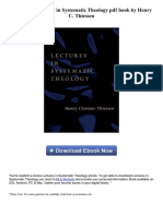 Lectures in Systematic Theology PDF Book by Henry C. Thiessen