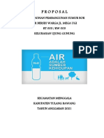 Proposal: Permohonan Pembangunan Sumur Bor Air Bersih Warga Jl. Mega Ugi RT 003 / RW 003 Kelurahan Ujung Gunung