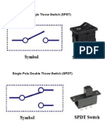 Single Pole Single Throw Switch (SPST)