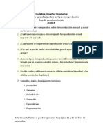 Actividad de Aprendizaje Sobre Los Tipos de Reproducción Grado 8 CEC 2020