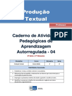 Apostila de Produção Textual Do 4º Bimestre PDF