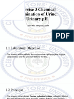 Exercise 3 Chemical Examination of Urine