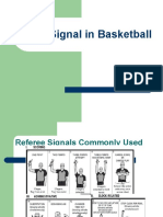 Hand Signal in Basketball