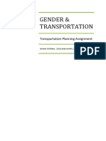 Gender and Transportation