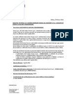 Rettifica Di Covered Warrant Emessi Da Unicredit S.P.A. 0263-99-2016