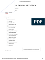 LATIHAN SOAL BARISAN ARITMETIKA - Google Formulir PDF