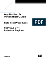 Application & Installation Guide Field Test Procedures Cat C0.5-C7.1 Industrial Engines